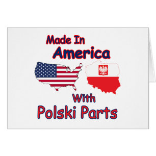 Amerika mit Polski-Teilen