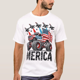 Amerika Monstertruck T-Shirt