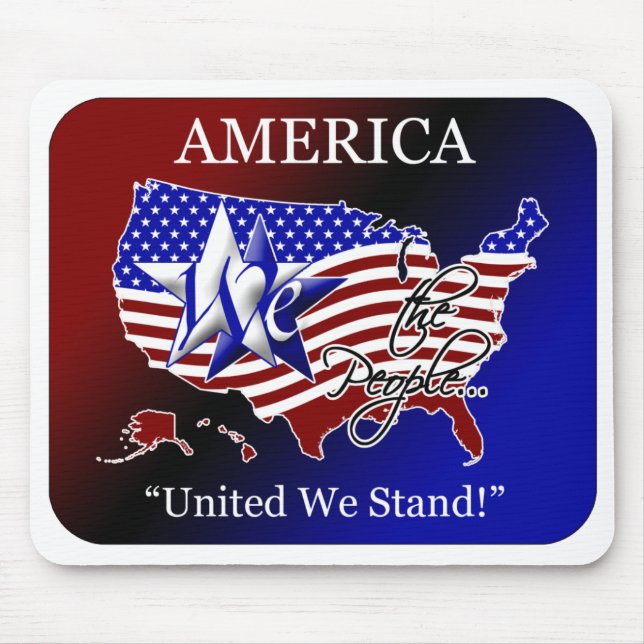 Amerika Mousepad (Vorne)