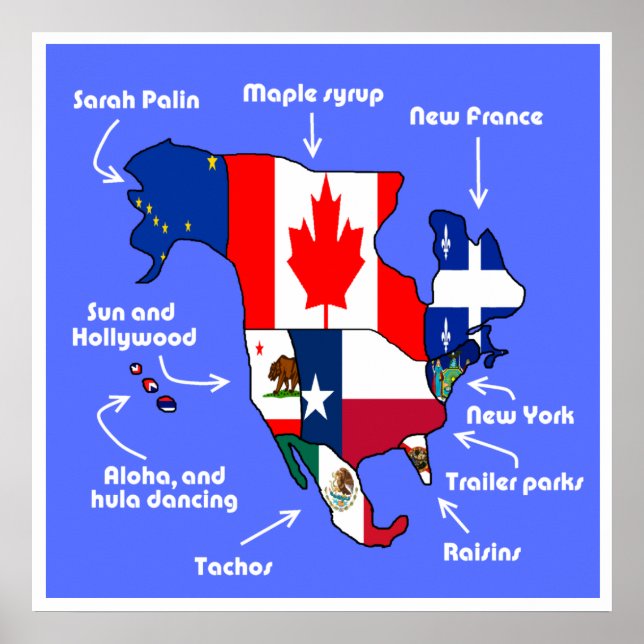 Amerika nach Europa Poster (Vorne)