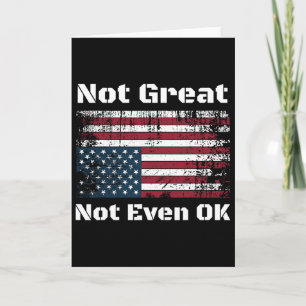 Amerika nicht großartig, nicht einmal okay Amerika Karte