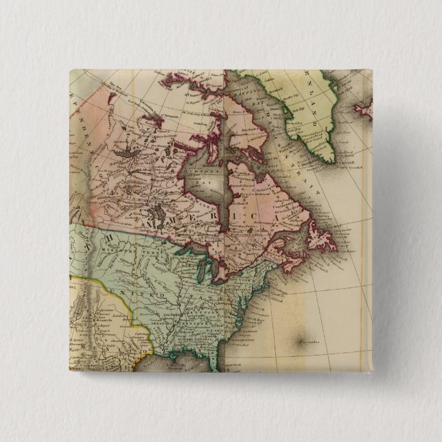 Amerika Nord 2 Button (Vorderseite)