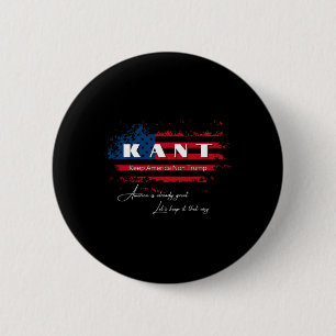 Amerika ohne Trump Funny Anti Trump 2024 Pro Democ Button