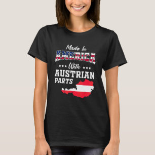 Amerika Österreichische Teile Österreich Karte USA T-Shirt