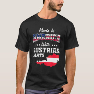 Amerika Österreichische Teile Österreich Karte USA T-Shirt