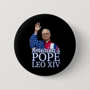 Amerika Papst Leo Xiv Erster amerikanischer Papst Button