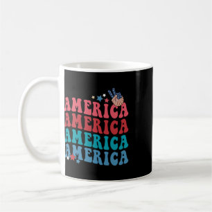 Amerika Patriotisch 4. Juli Unabhängigkeit Kaffeetasse