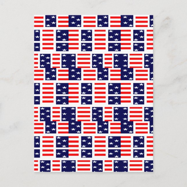 Amerika Postkarte (Vorderseite)