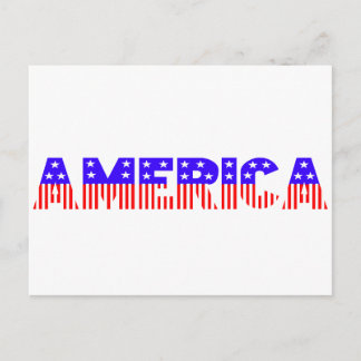 Amerika Postkarte