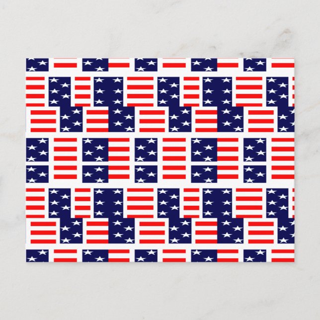 Amerika Postkarte (Vorderseite)