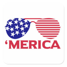 Amerika Red White Blue Sonnenbrille