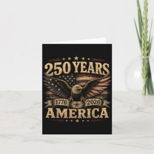 Amerika Retro 250 Jahre 250. Jubiläum USA Karte