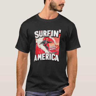 AMERIKA: Rote Welle 24 Trump 2024 Wahl vo T-Shirt