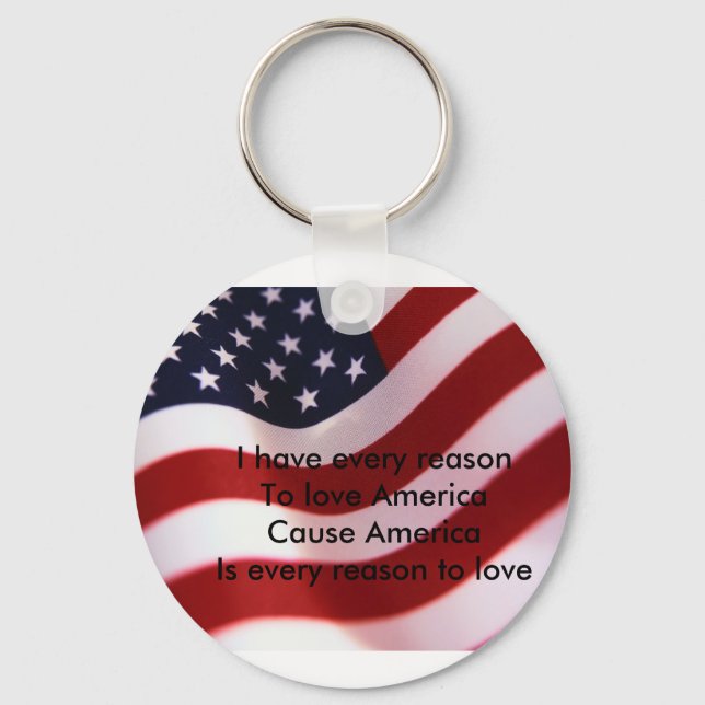 Amerika Schlüsselanhänger (Vorderseite)