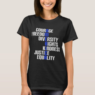 Amerika schürt die Rechte des Diversity der Freihe T-Shirt