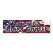 Amerika segnet Gott-Autoaufkleber