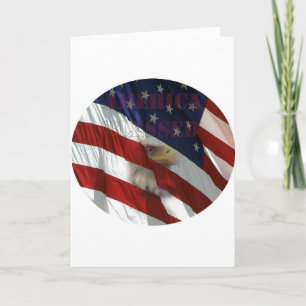 Amerika segnete Grußkarten Karte