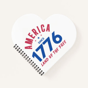 AMERIKA SEIT 1776 LAND DER FREIEN NOTIZBUCH
