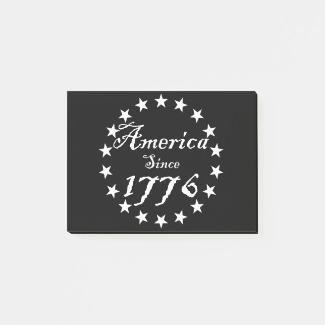 Amerika seit 1776 post-it klebezettel (Vorderseite)