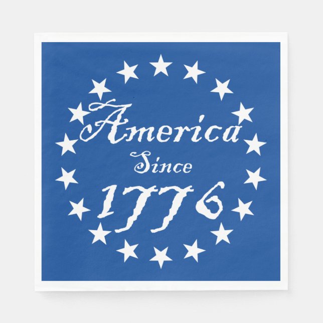 Amerika seit 1776 serviette (Vorderseite)