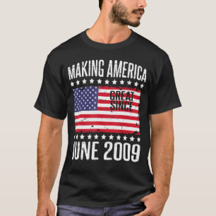 Amerika seit Juni 2009 großartig machen - Happy Bi T-Shirt