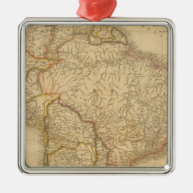 Amerika Silbernes Ornament (Vorne)