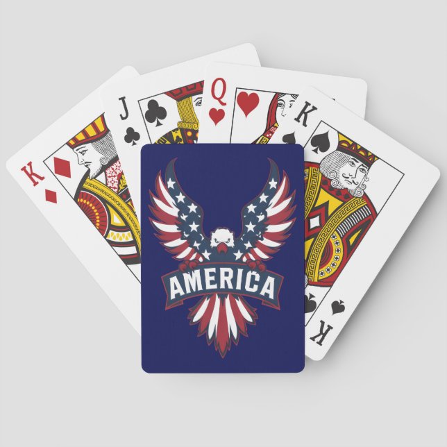 Amerika. Spielkarten (Rückseite)