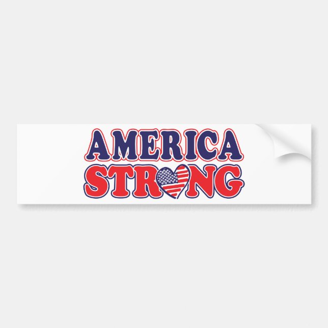 Amerika stark autoaufkleber (Vorne)