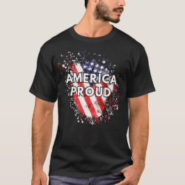 Amerika - Stolz - Patriotischer T - Shirt