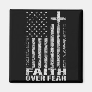 Amerika Stolz Uns Flagge Glaube Über Angst Christl Magnet