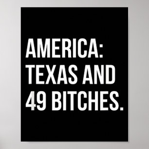 Amerika Texas und 49 Es Poster