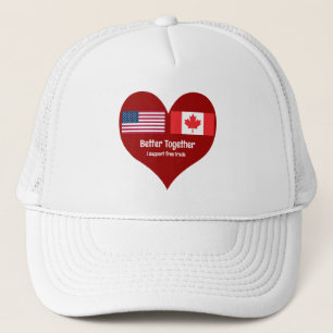 Amerika und Kanada besser zusammenführen Truckerkappe