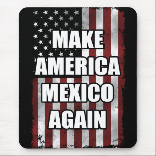 Amerika und Mexiko wieder Shirt Funny Trump-Gesc Mousepad