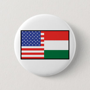 Amerika Ungarn Button