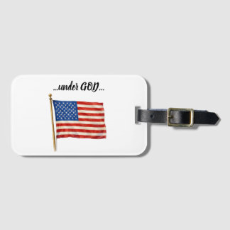 Amerika unter Gott Gepäckanhänger