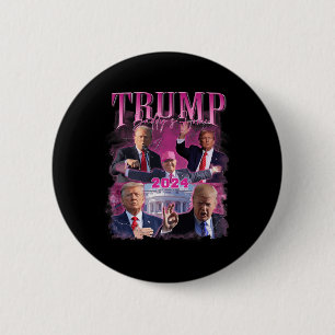 Amerika unterstützt US-amerikanische Flagge Trump Button