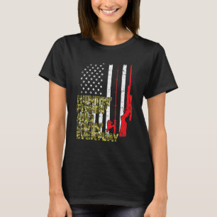Amerika US-Flagge Jagen Fischen Und Lieben Jeden T T-Shirt