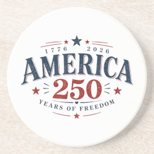 Amerika USA 250., 250 Jahre Freiheit Getränkeuntersetzer