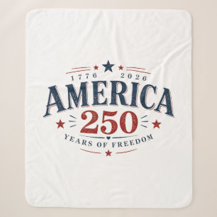 Amerika USA 250., 250 Jahre Freiheit Sherpadecke