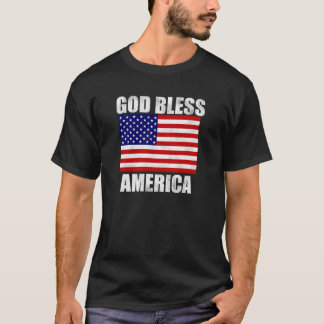 Amerika verblaßte dunkles Shirt