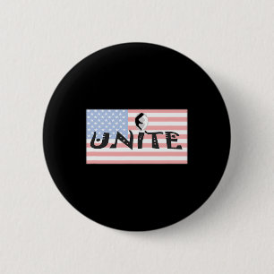 Amerika vereint Biden Trump Kampagne Wahl  Button