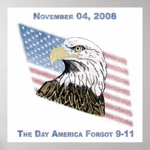 Amerika vergaß 9-11 poster
