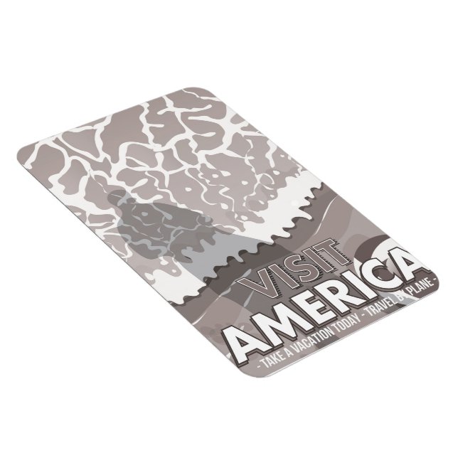 Amerika Vintager Cartoon Magnet (Rechte Seite)