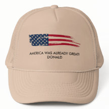 Amerika war bereits groß!