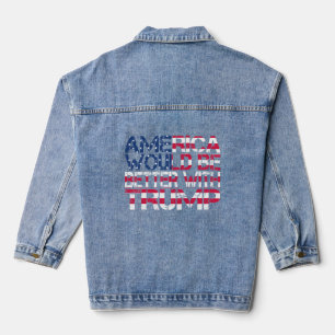 Amerika wäre mit Trump-Wahl 2024 besser dran Jeansjacke