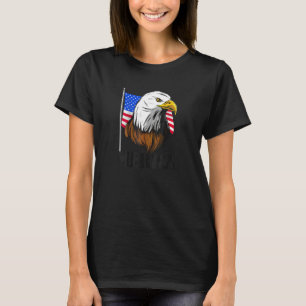 Amerika Weißkopfseeadler Unabhängigkeitstag Patrio T-Shirt