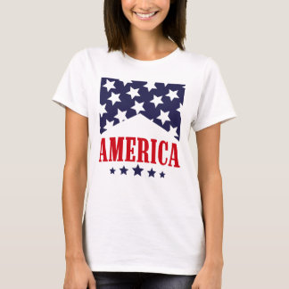 Amerika Western Amerikanische Unabhängigkeitstag T-Shirt