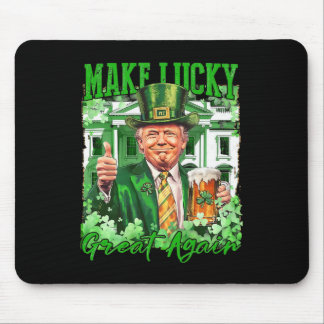 Amerika wieder glücklich machen Trump St. Patrick' Mousepad