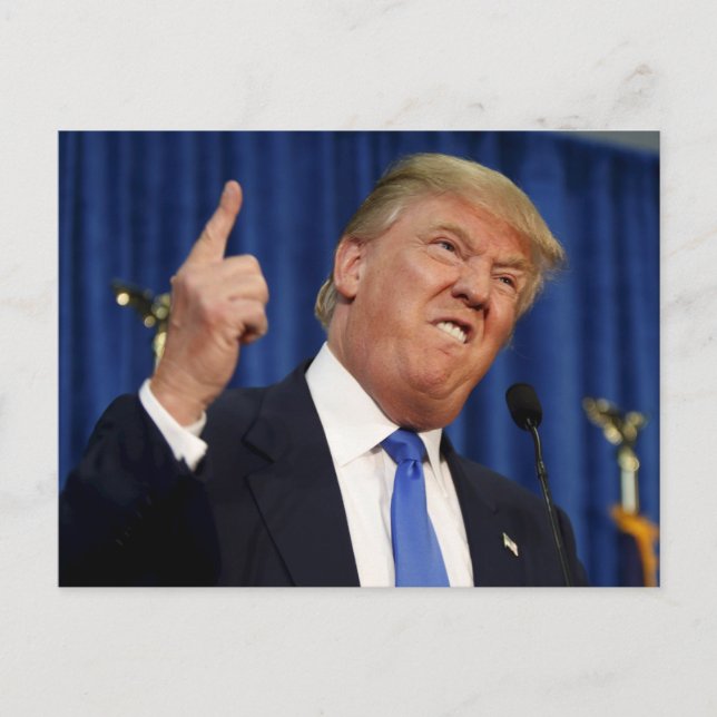 Amerika wieder groß machen - Donald Trump Postkarte (Vorderseite)
