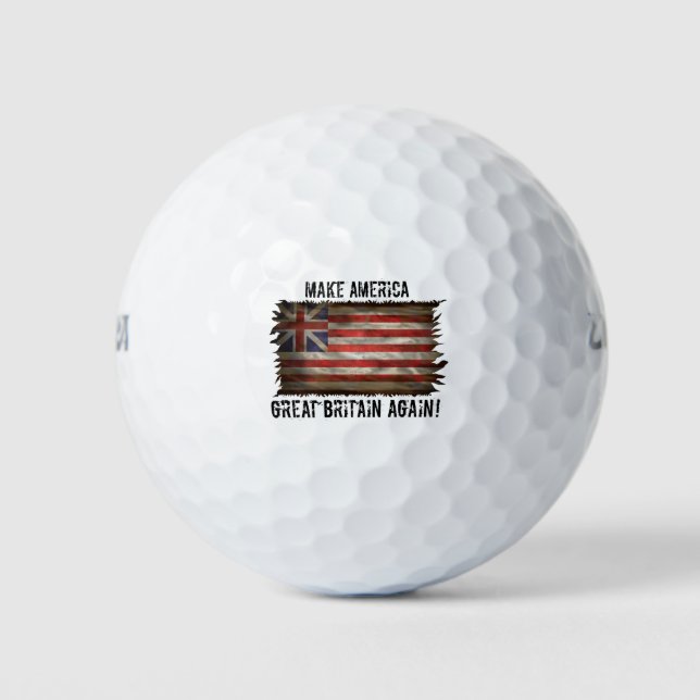 Amerika wieder großartig bricht golfball (Vorderseite)